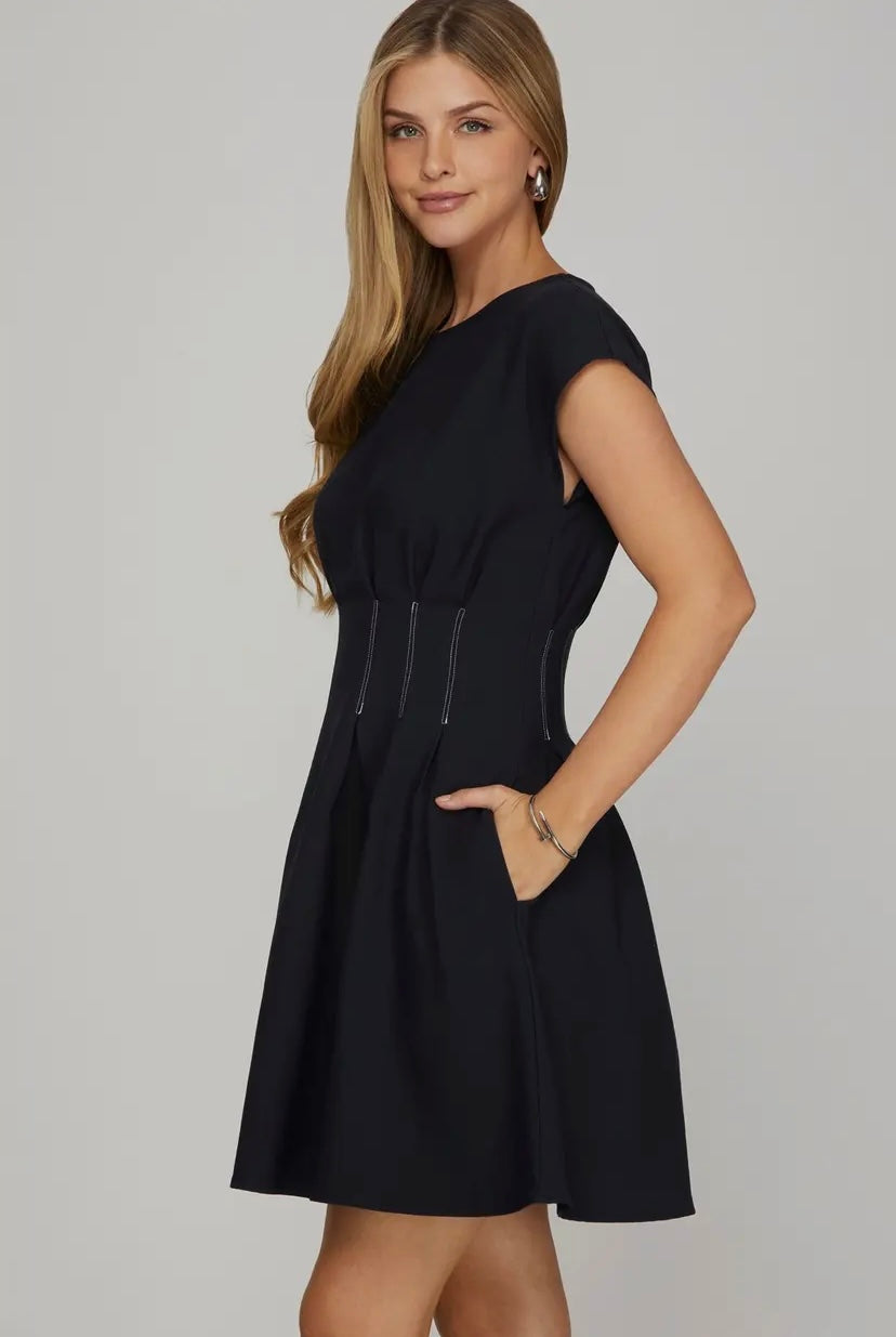 Skylar Stitching Dress