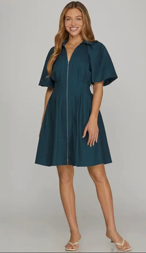 Zendaya Zipper Dress