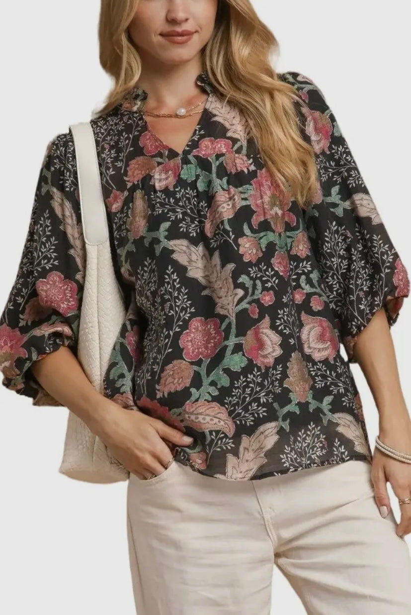 Camellia Bloom Blouse