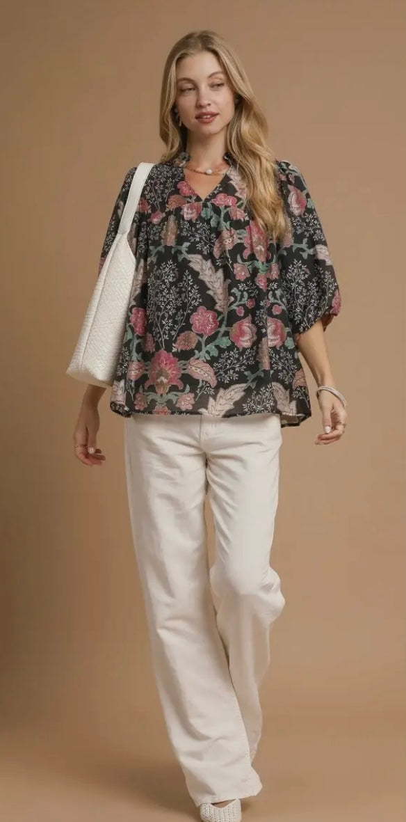 Camellia Bloom Blouse