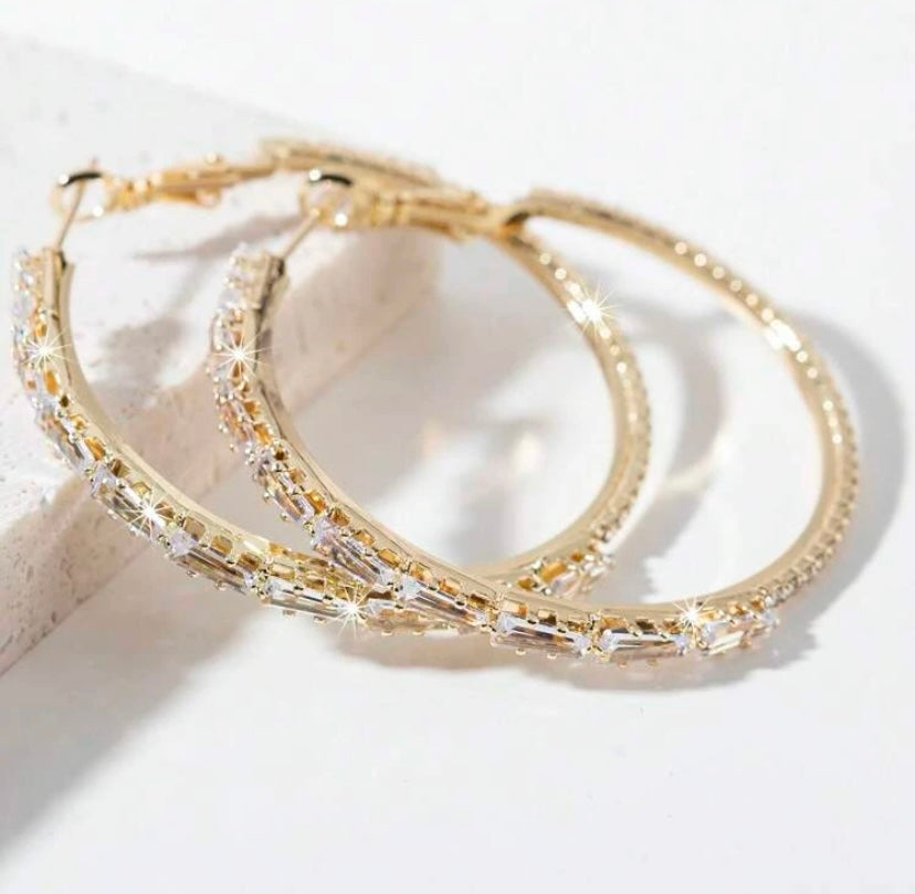 Taylor Sparkle Hoops