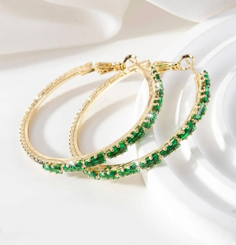 Taylor Sparkle Hoops