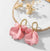 Aubrielle Pink Petal Earrings