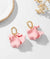 Aubrielle Pink Petal Earrings