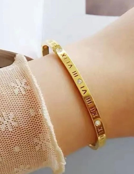 Grayson Roman Numeral Bracelet