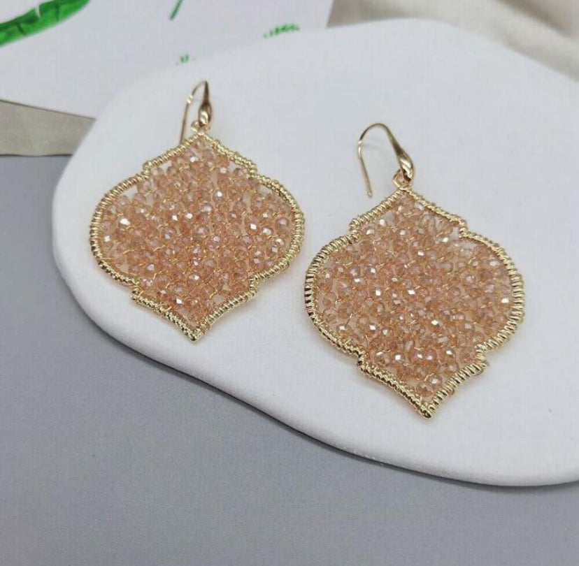 Clarissa Clover Beaded Earrings