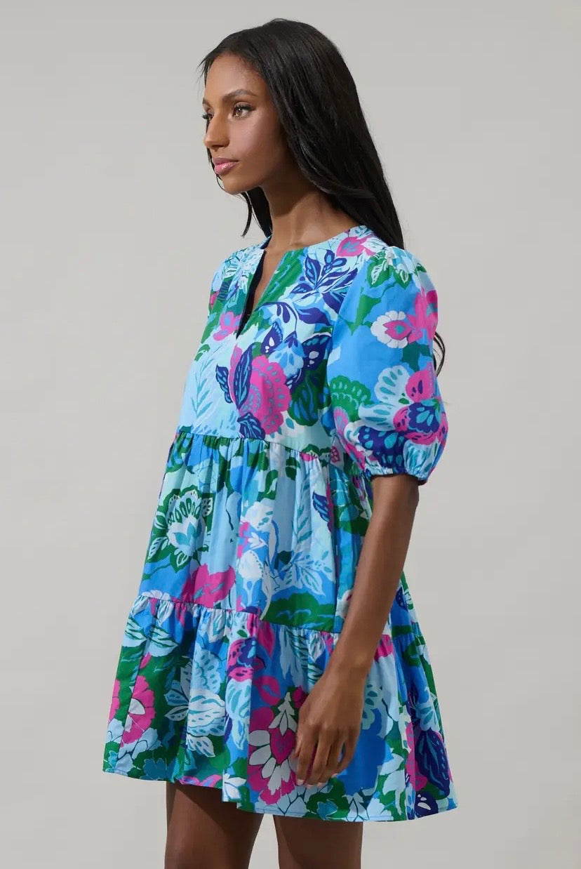 Brittany Botanical Dress