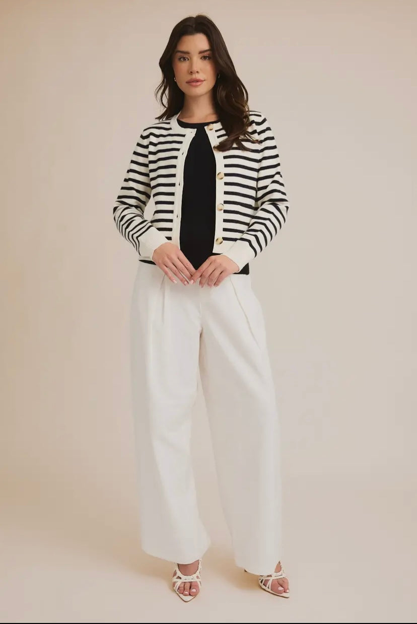Gigi Striped Cardigan