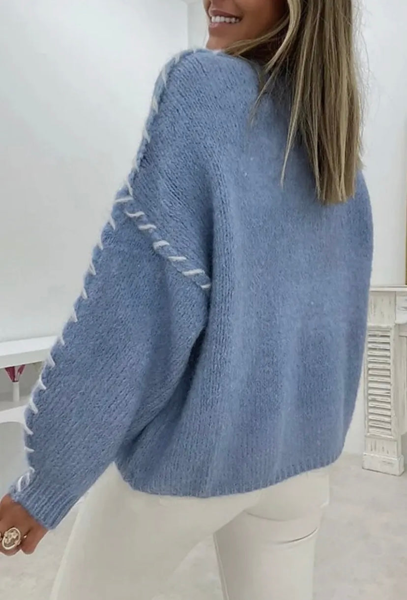 Sofia Stitched Sweater