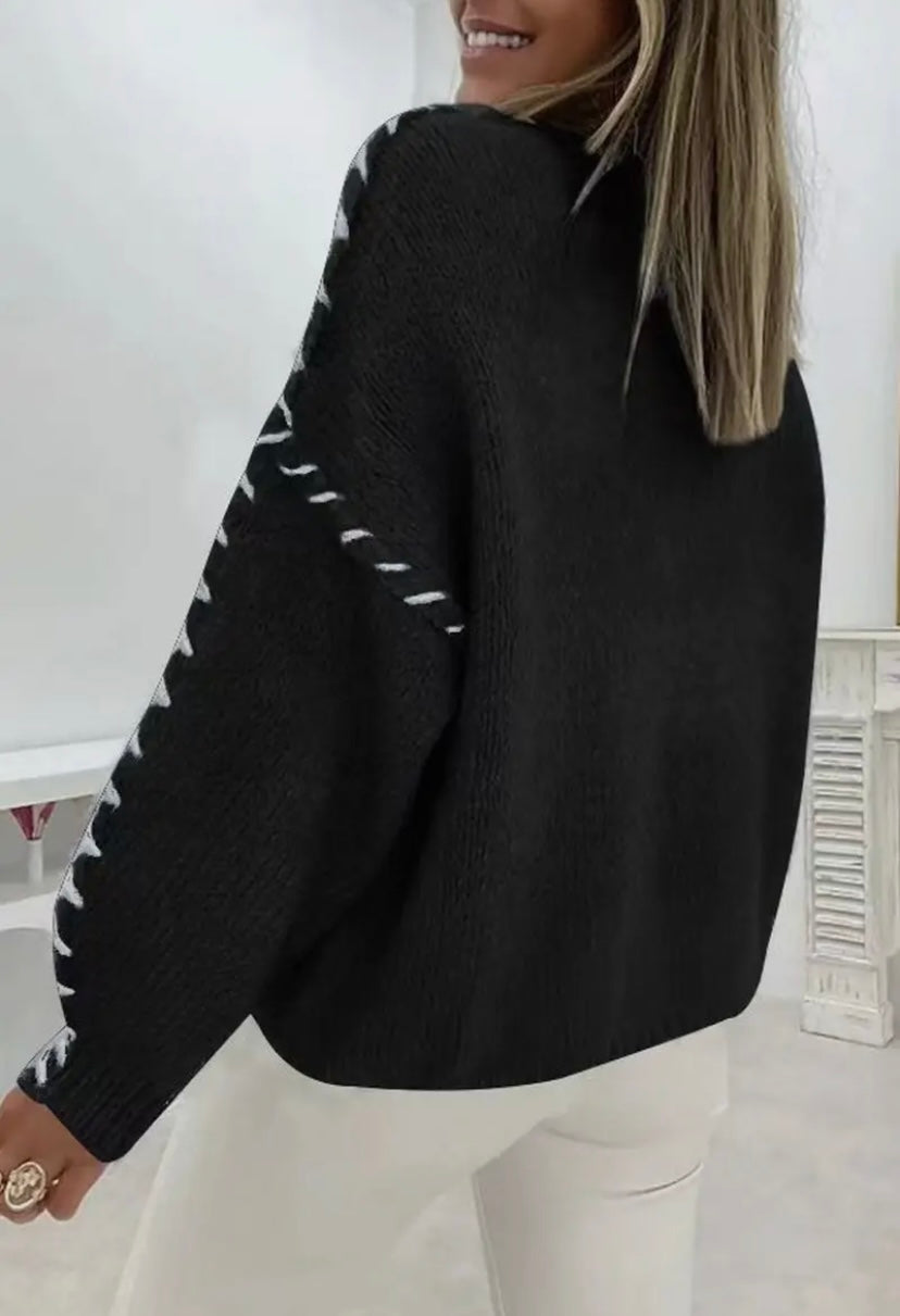Sofia Stitched Sweater