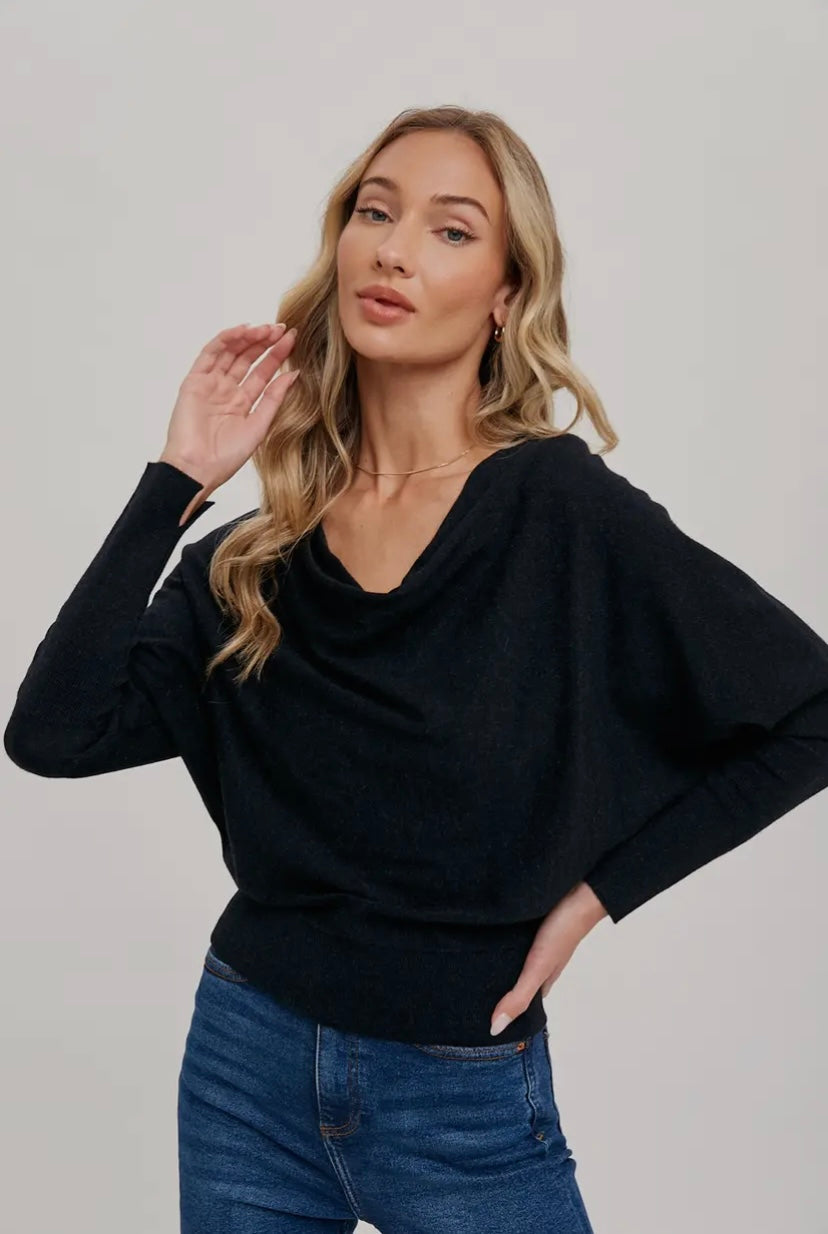 Calista Cowl Neck Sweater