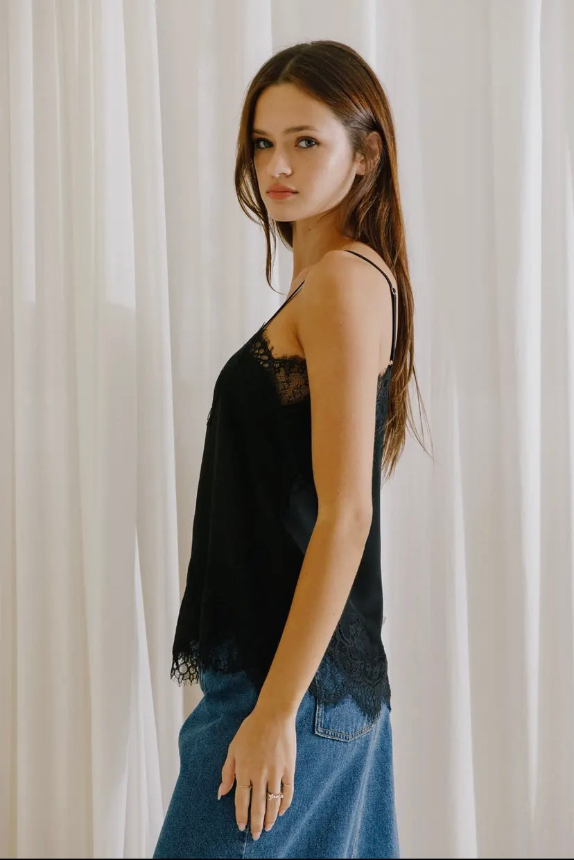 Lillian Lace Cami Tank Top