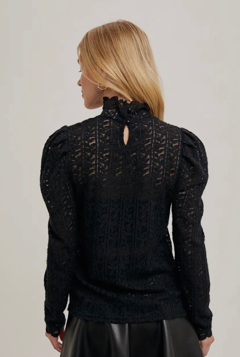 Samantha Elegant Lace Blouse