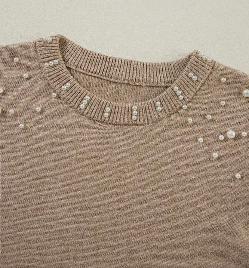 Camilla Pearl Embellished Sweater