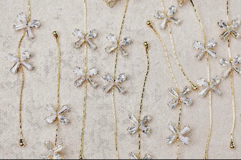 Bow Trilogy Drop Earrings