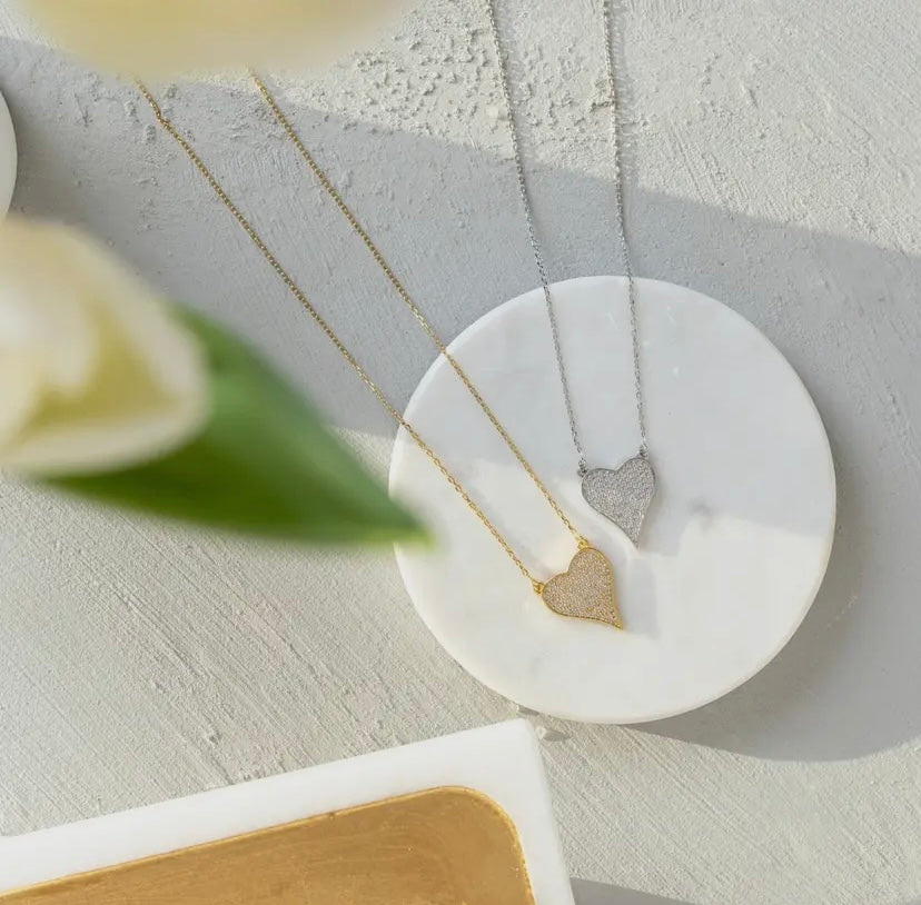 Serenity Heart Pendant Necklace