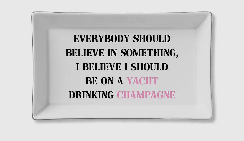 Ceramic Jewelry Trinket Tray