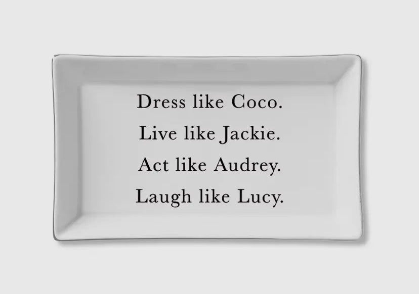 Ceramic Jewelry Trinket Tray