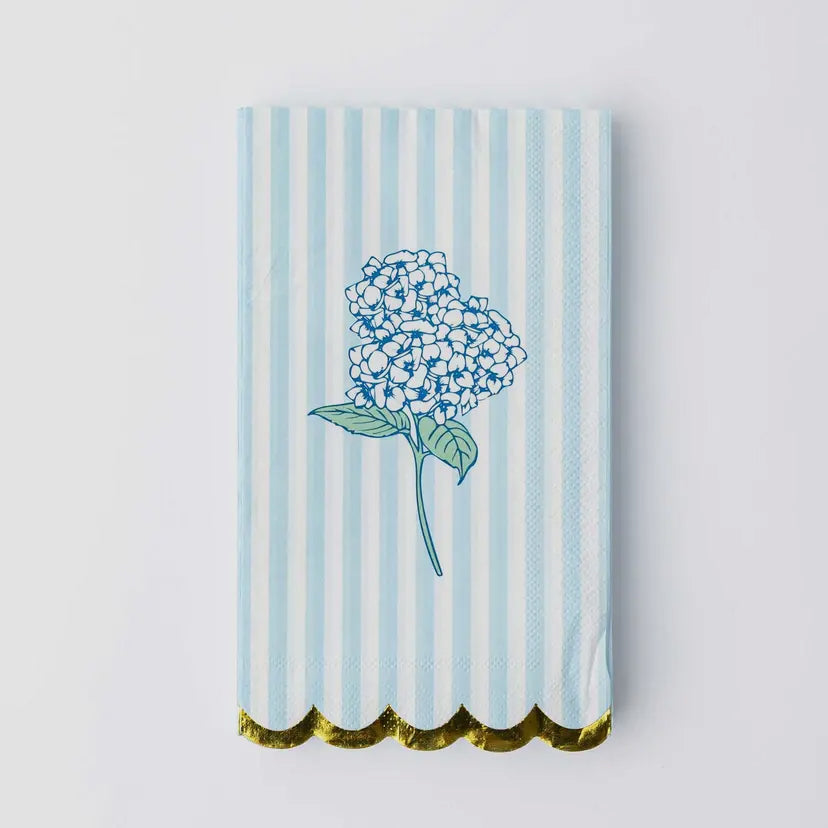 Hydrangea Paper Guest Towel Pack