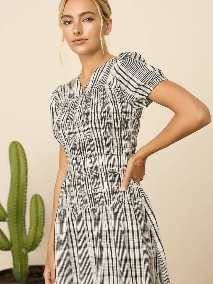 Portia Plaid Dress
