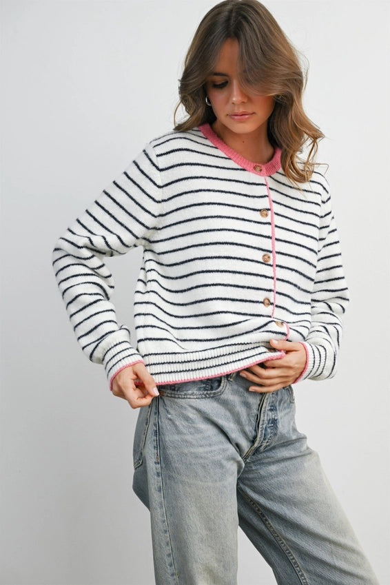 Sea Salt & Rose' Cardigan