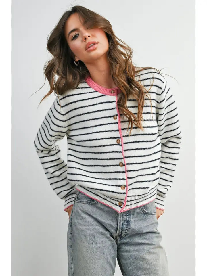 Sea Salt & Rose' Cardigan