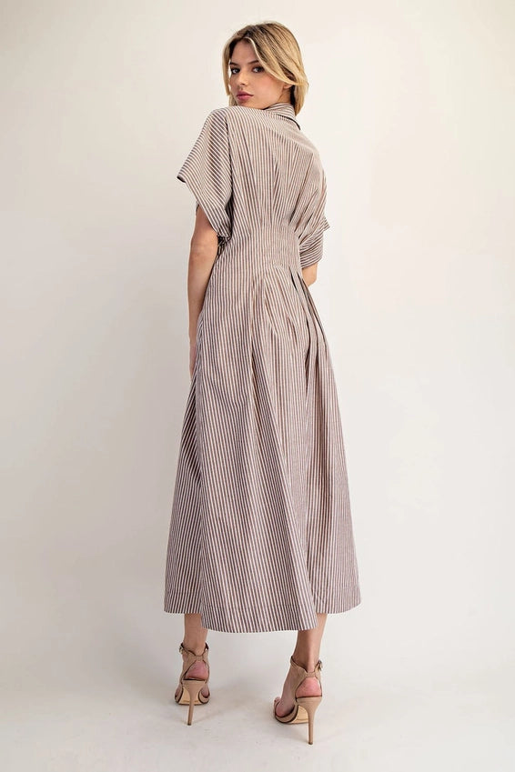 Sammi Striped Midi Dress