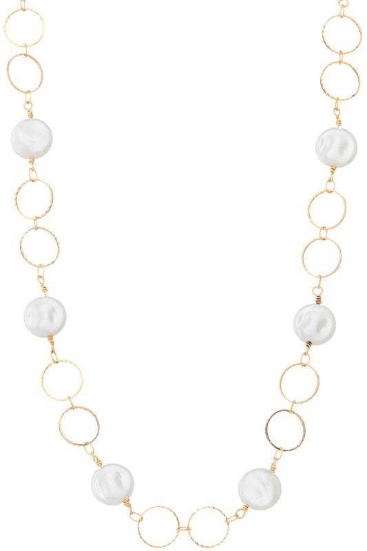 Paloma Pearl & Gold Necklace