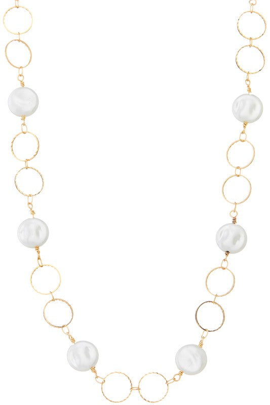 Paloma Pearl & Gold Necklace