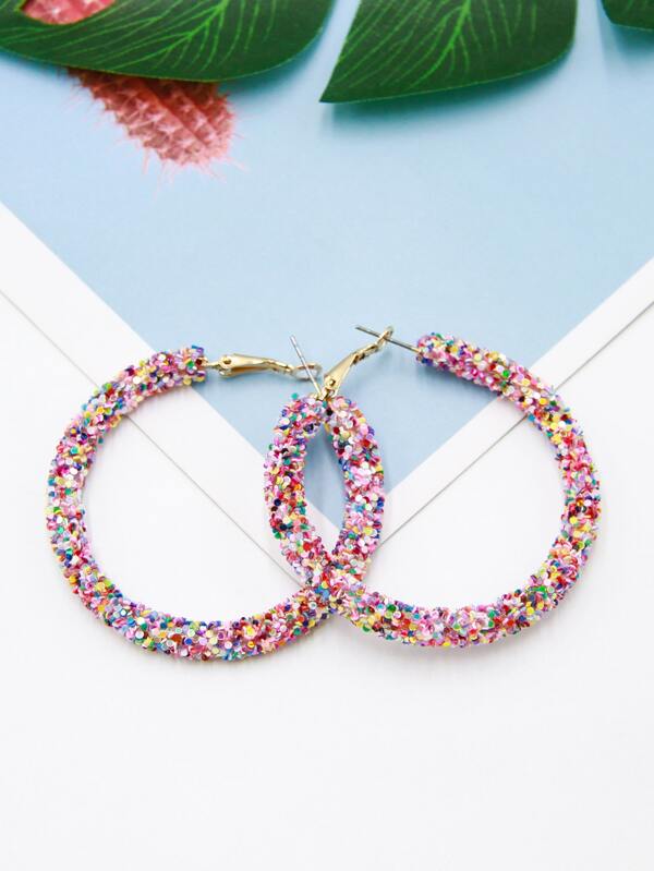 Confetti Party Hoops