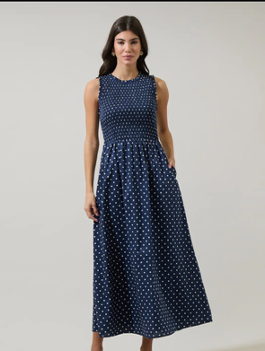 Poppy Polka Dot Dress