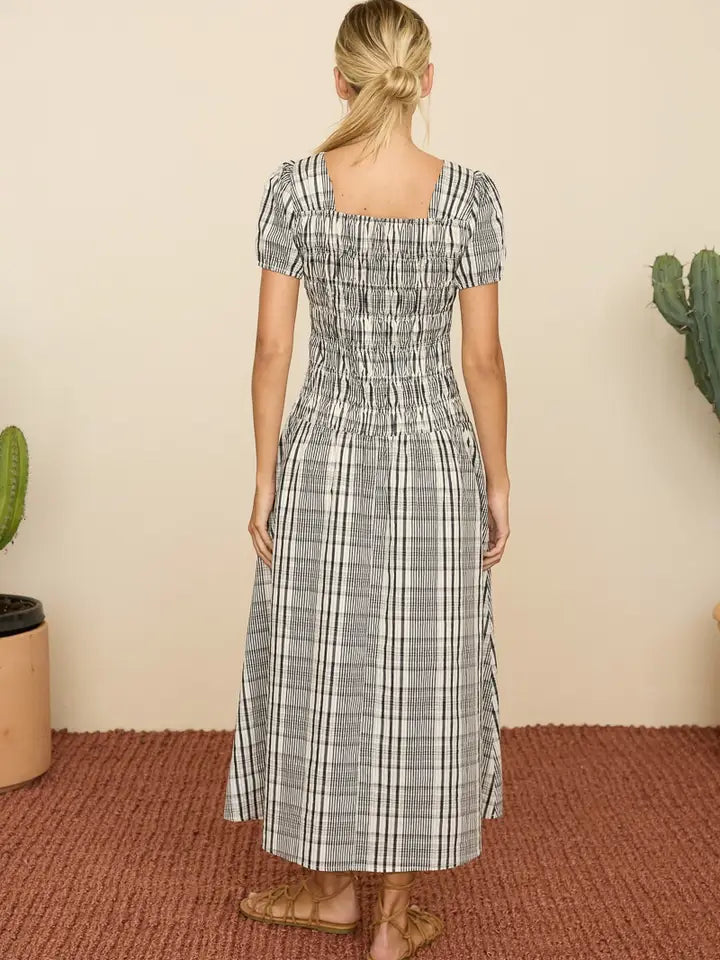 Portia Plaid Dress