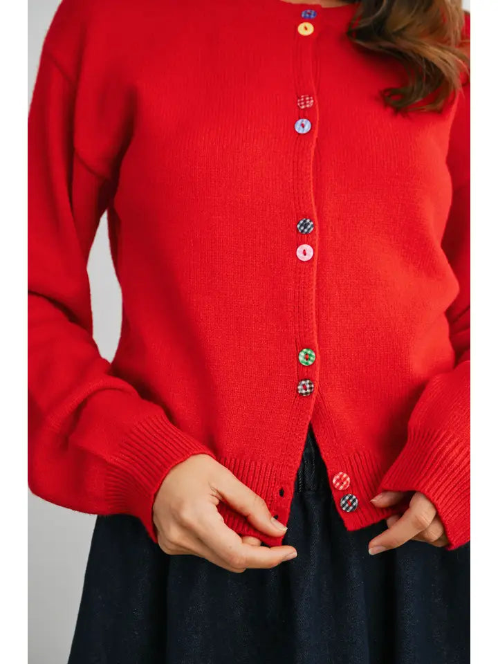 Cute As A Button Cardigan