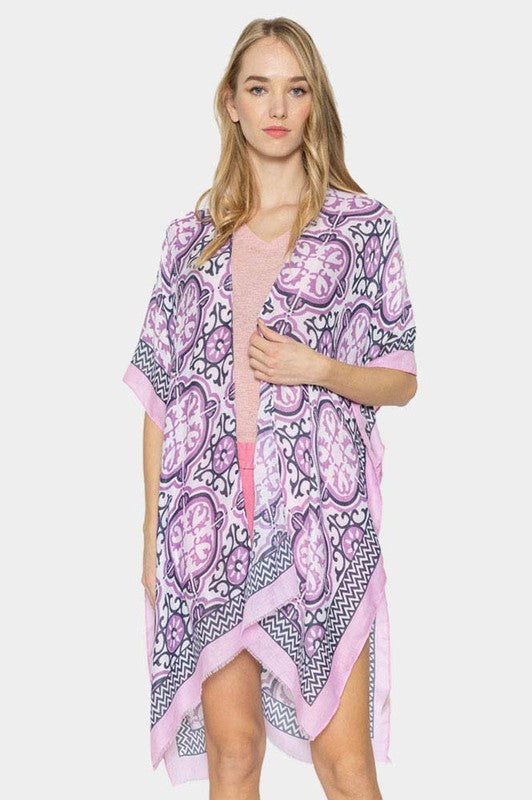 Olivia Quatrefoil Kimono