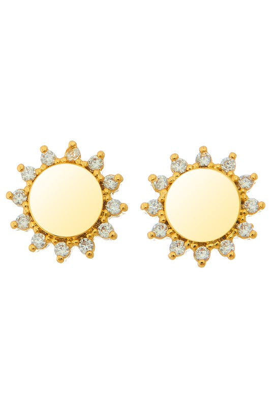 Savannah Sunflower Stud Earrings