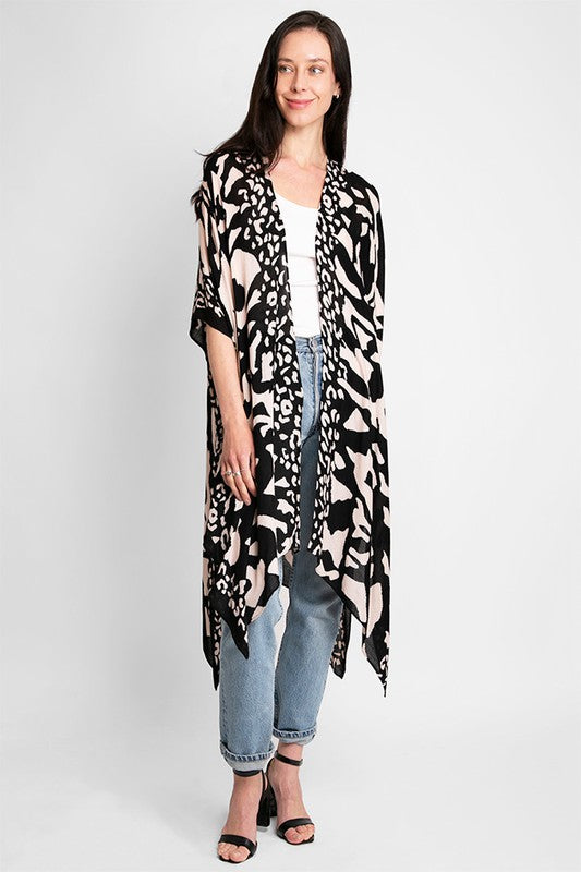 Ally Animal Print Kimono
