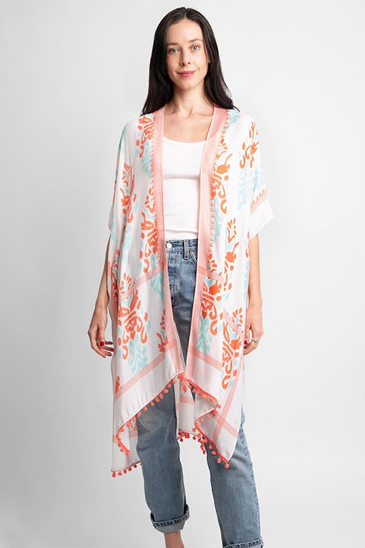Leah Pom Pom Kimono