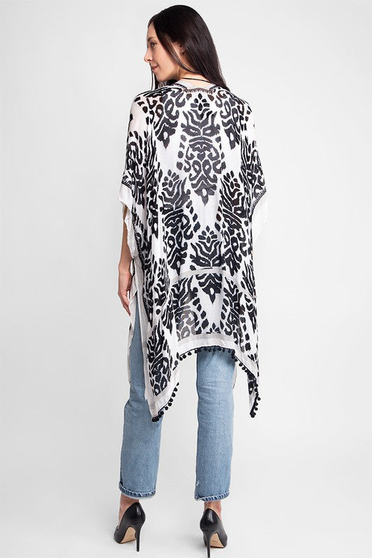 Leah Pom Pom Kimono