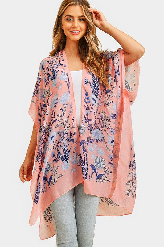 Lola Floral Print Kimono