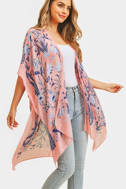 Lola Floral Print Kimono