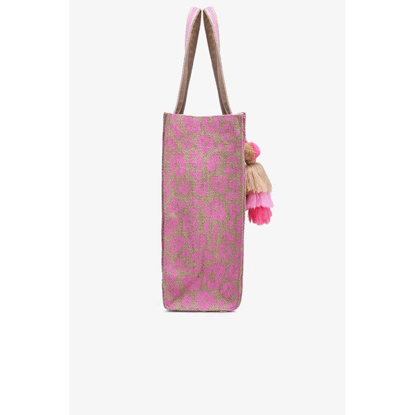 Parker Pink Cheetah Tote