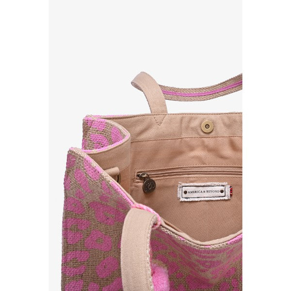 Parker Pink Cheetah Tote