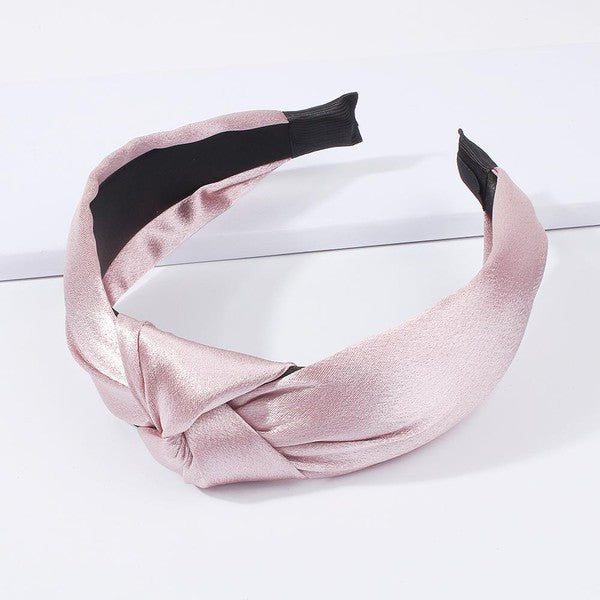 Stella Satin Top Knot Headband