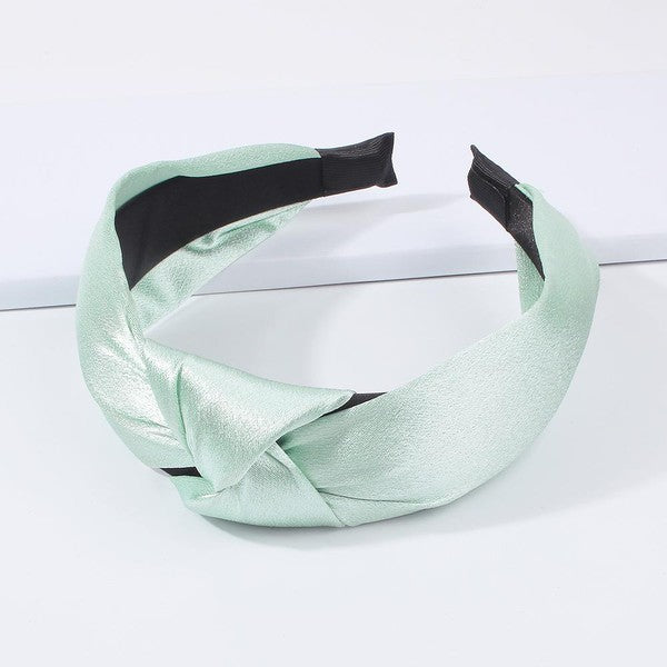 Stella Satin Top Knot Headband