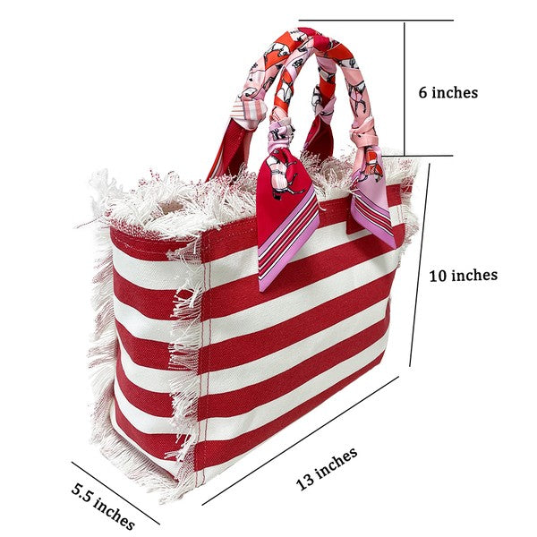 Sally Striped Tote
