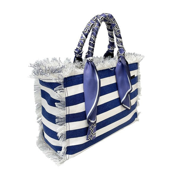 Sally Striped Tote