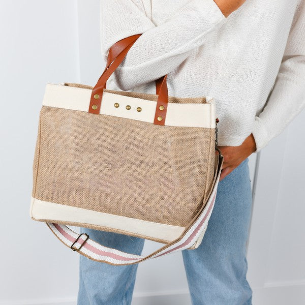 Joselyn French Market Jute Tote