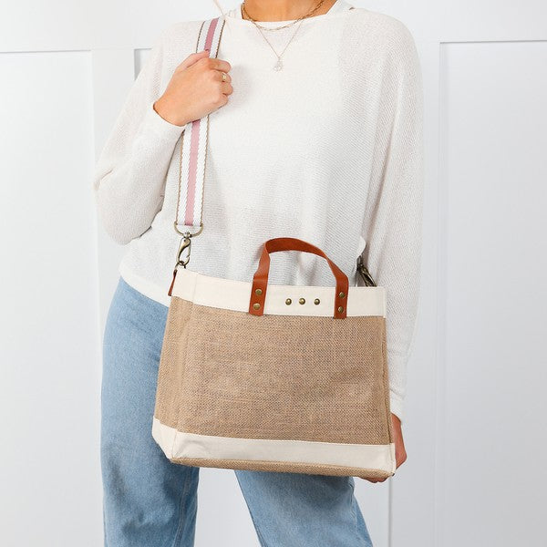 Joselyn French Market Jute Tote