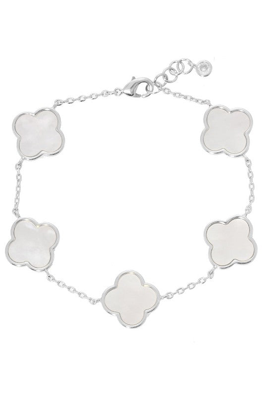 Carson Quatrefoil Charm Bracelet