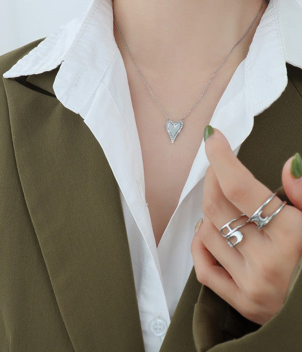 Revel Heart Pendant Necklace